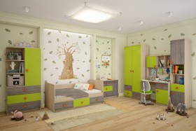 Детская комната Пуговка в Электростали - ehlektrostal.katalogmebeli.com | фото