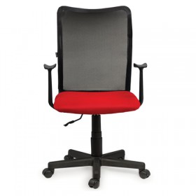 Кресло BRABIX Spring MG-307 (красно-черный) в Электростали - ehlektrostal.katalogmebeli.com | фото 2