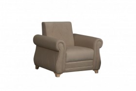 Кресло для отдыха "Порто" (велюр киви латте / микровельвет крем) в Электростали - ehlektrostal.katalogmebeli.com | фото
