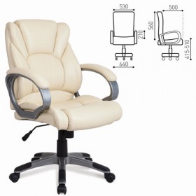 Кресло офисное BRABIX Eldorado EX-504 (бежевый) в Электростали - ehlektrostal.katalogmebeli.com | фото