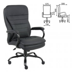 Кресло офисное BRABIX Heavy Duty HD-001 в Электростали - ehlektrostal.katalogmebeli.com | фото