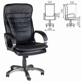 Кресло офисное BRABIX Omega EX-589 (черное) в Электростали - ehlektrostal.katalogmebeli.com | фото