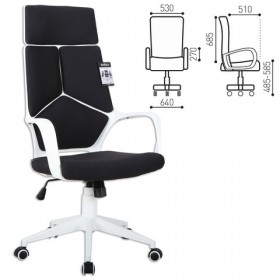 Кресло офисное BRABIX Prime EX-515 (черная ткань) в Электростали - ehlektrostal.katalogmebeli.com | фото