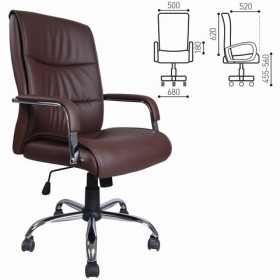 Кресло офисное BRABIX Space EX-508 (коричневый) в Электростали - ehlektrostal.katalogmebeli.com | фото