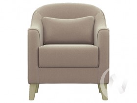 Кресло отдыха Комфорт-4 (бесцветный лак/CATANIA LATTE) в Электростали - ehlektrostal.katalogmebeli.com | фото 2