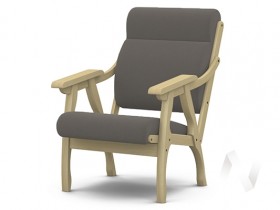 Кресло Вега-10 (бесцветный лак/ULTRA STONE) в Электростали - ehlektrostal.katalogmebeli.com | фото 1