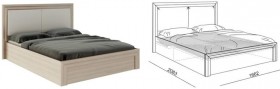 Кровать 1,6 Глэдис (М32) с подъемным механизмом Распродажа в Электростали - ehlektrostal.katalogmebeli.com | фото 2