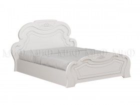 Кровать 1,6м Александрина (Белый/Белый глянец) в Электростали - ehlektrostal.katalogmebeli.com | фото