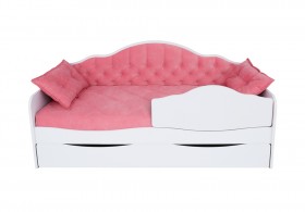 Кровать 170 серии Иллюзия Лайт 1 ящик 89 Розовый (подушки) в Электростали - ehlektrostal.katalogmebeli.com | фото