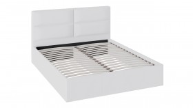 Кровать «Глосс» с мягкой обивкой тип 1 (1600) (Белая) в Электростали - ehlektrostal.katalogmebeli.com | фото