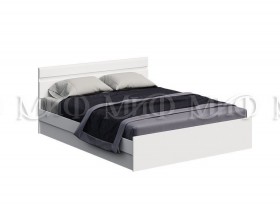 Кровать Нэнси New 1,4м (Белый/белый глянец) в Электростали - ehlektrostal.katalogmebeli.com | фото