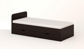 Кровать с ящиками 900 (Венге) в Электростали - ehlektrostal.katalogmebeli.com | фото