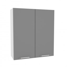 Квадро ВП 800 шкаф верхний высокий (Железо/корпус Серый) в Электростали - ehlektrostal.katalogmebeli.com | фото