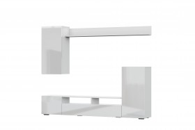 Мебель для гостиной МГС 4 (Белый/Белый глянец) в Электростали - ehlektrostal.katalogmebeli.com | фото 7