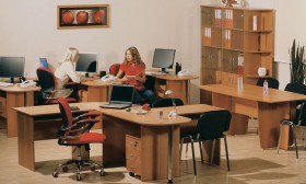 Мебель для персонала Рубин 42 Светлый миланский орех в Электростали - ehlektrostal.katalogmebeli.com | фото 1