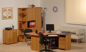 Мебель для персонала Рубин 42 Светлый миланский орех в Электростали - ehlektrostal.katalogmebeli.com | фото 2
