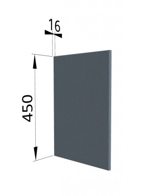 Панель торцевая (для шкафа горизонтального высокого) ВПГ Квадро (Лунный свет) в Электростали - ehlektrostal.katalogmebeli.com | фото
