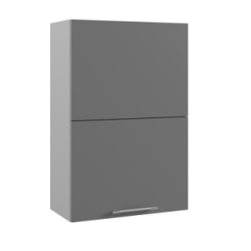 Ройс ПГПМ 600 Шкаф верхний Blum Aventos HF (Графит софт/корпус Серый) в Электростали - ehlektrostal.katalogmebeli.com | фото