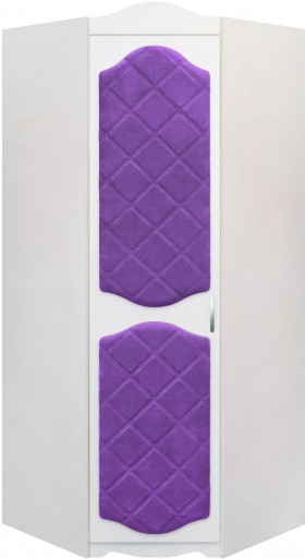 Шкаф угловой Иллюзия 32 Фиолетовый в Электростали - ehlektrostal.katalogmebeli.com | фото