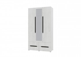 Шкаф 3-х створчатый с ящиками и зеркалом Вега (Прованс) в Электростали - ehlektrostal.katalogmebeli.com | фото