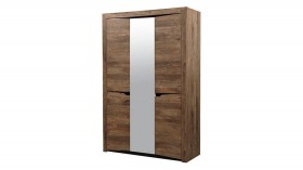 Шкаф для одежды "Лючия" (3-х дв.) (кейптаун/зеркало) в Электростали - ehlektrostal.katalogmebeli.com | фото