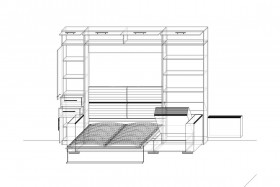 Шкаф-кровать с диваном Каролина в Электростали - ehlektrostal.katalogmebeli.com | фото 6