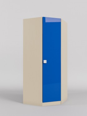 Шкаф угловой (угловая секция) Скай люкс (Синий/корпус Клен) в Электростали - ehlektrostal.katalogmebeli.com | фото