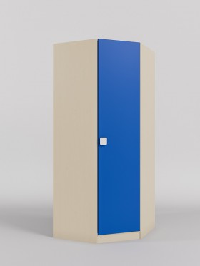 Шкаф угловой (угловая секция) Скай (Синий/корпус Клен) в Электростали - ehlektrostal.katalogmebeli.com | фото
