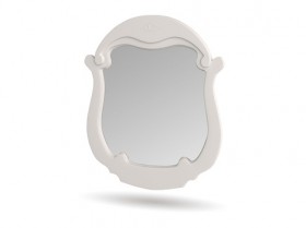 Зеркало настенное Мария (Белый глянец) в Электростали - ehlektrostal.katalogmebeli.com | фото